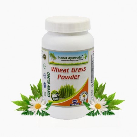 Kviešu zāles pulveris Wheat Grass Powder, Planet Ayurveda, 100g