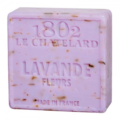 Натуральное мыло с лавандой Lavender Flowers, Savon de Marseille, 100г