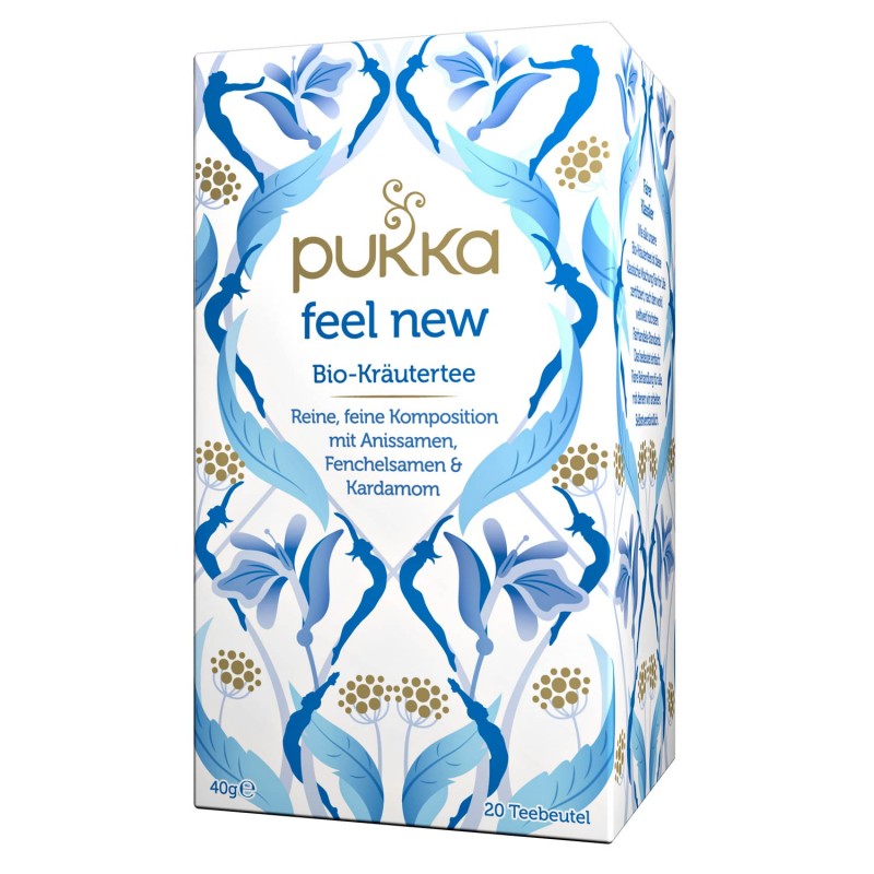 Zāļu tēja Feel New, Pukka, 20 paciņas