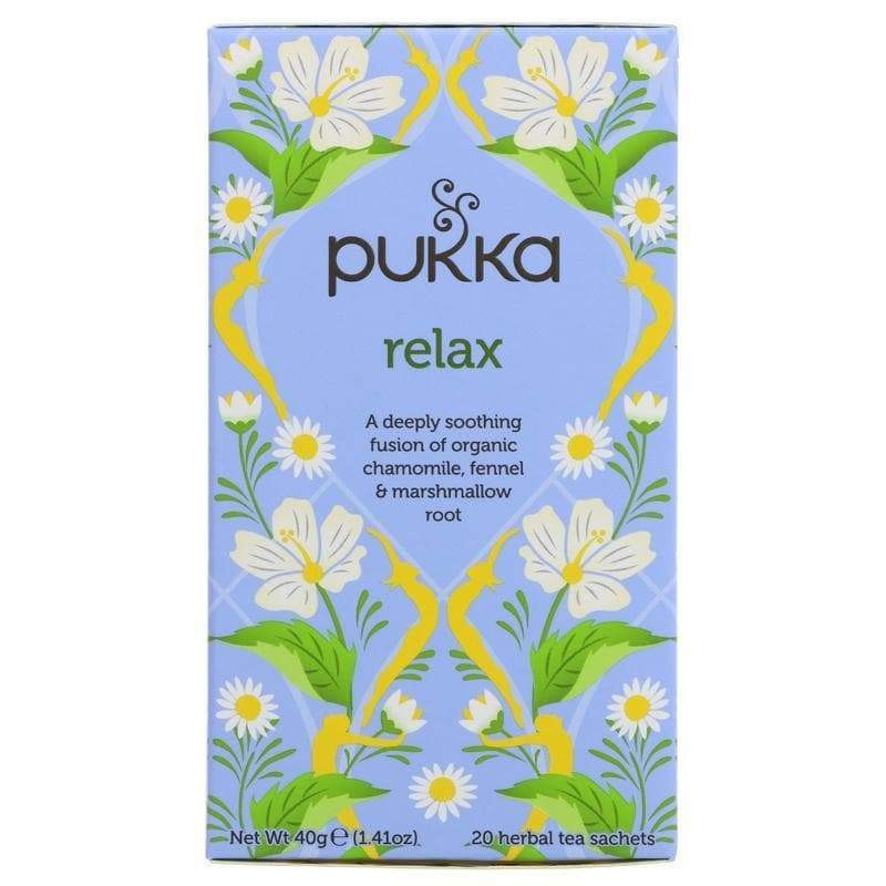 Nomierinoša tēja Relax, organiska, Pukka, 20 paciņas