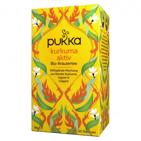 Stimulējošā tēja Kurmeric Active, Pukka, 20 paciņas