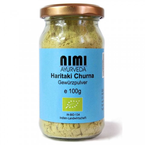 Haritaki (Terminalia chebula) pulveris, organisks, Nimi Ayurveda, 100 g