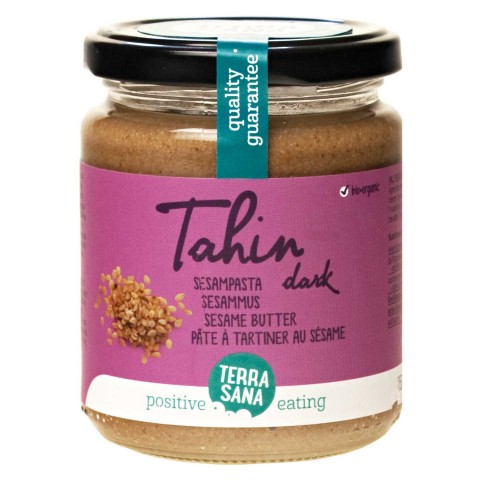 Tumšā sezama pasta Tahini, organiska, Terra Sana, 250 g