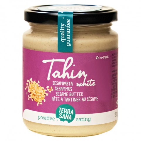 Šviesi sezamų pasta Tahini, ekologiška, Terra Sana,  250 g