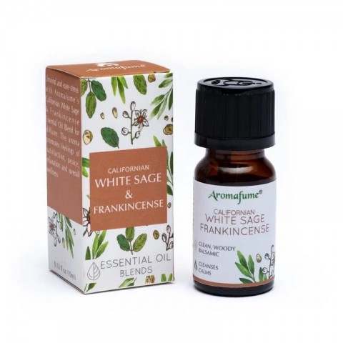Ēteriskā eļļa White Sage  un  Frankincense, Aromafume, 10 ml