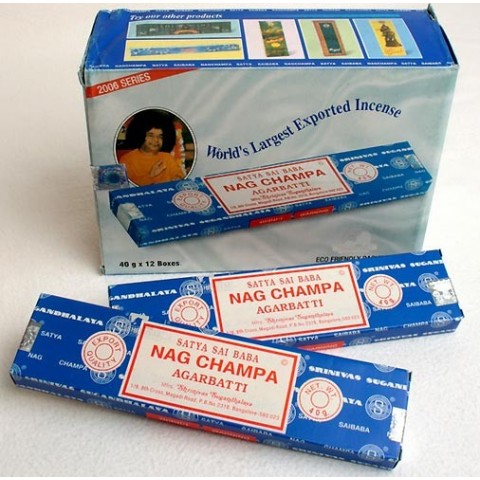 Nag Champa Satya Sai Baba Agarbatti incense sticks, 40g