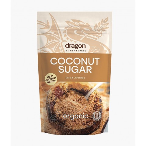 Kokosriekstu cukurs, organisks, Dragon Superfoods, 250g