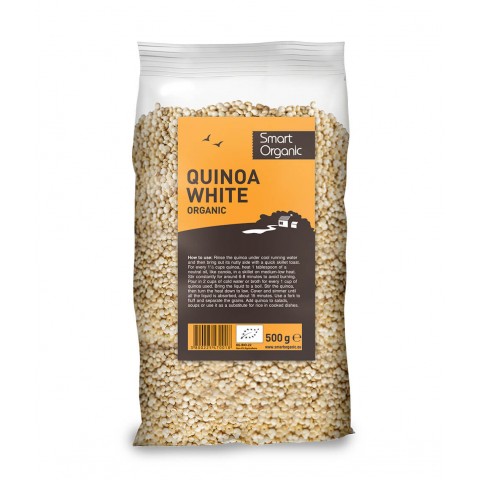 Bolīvijas Balanda kvinoja baltā, organiska, Smart Organic, 300g