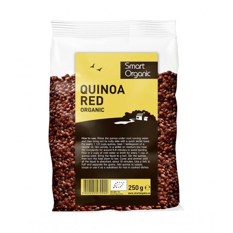 Sarkanas kvinoja pārslas Quinoa Red, organiskas, Smart Organic, 250 g