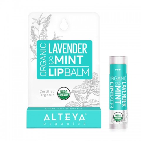 Lūpu balzams Lavender & Mint, Alteya Organic, 4,5g