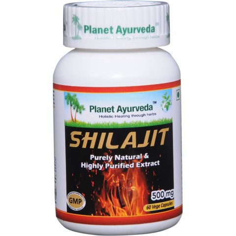 Uztura bagātinātājs Shilajit, Planet Ayurveda, 60 kapsulas