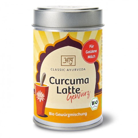 Garšvielu maisījums Zelta piens Curcuma Latte Bio, organisks, Classic Ayurveda, 50 g