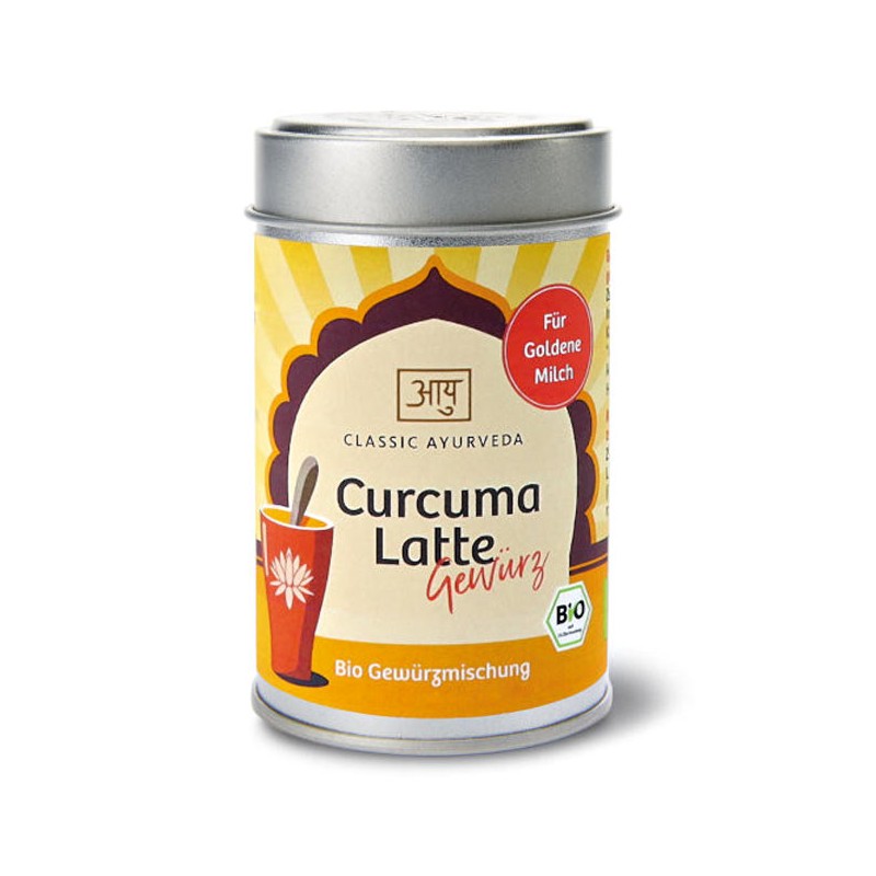 Garšvielu maisījums Zelta piens Curcuma Latte Bio, organisks, Classic Ayurveda, 50 g