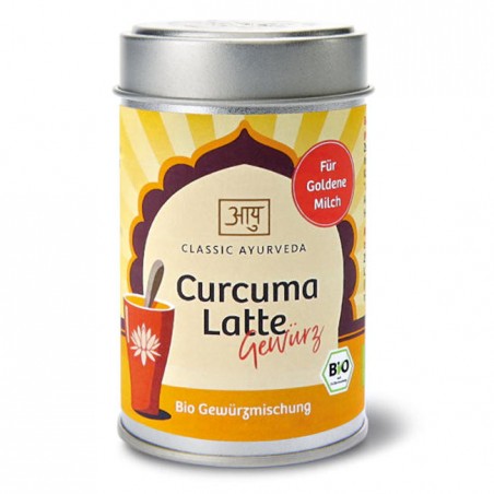 Spice mix for golden milk Curcuma Latte Bio, Classic Ayurveda, 50 g