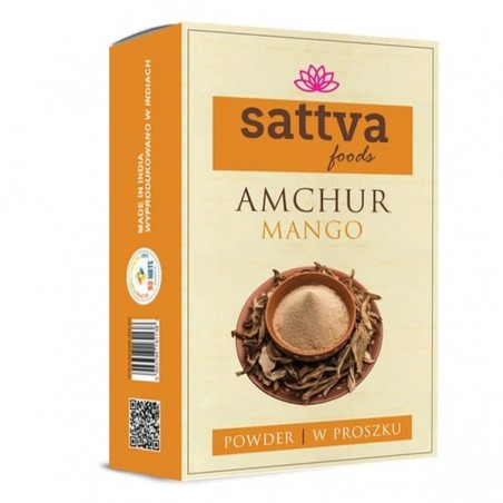 Žāvēts mango pulveris Amchur, Sattva Foods, 100g