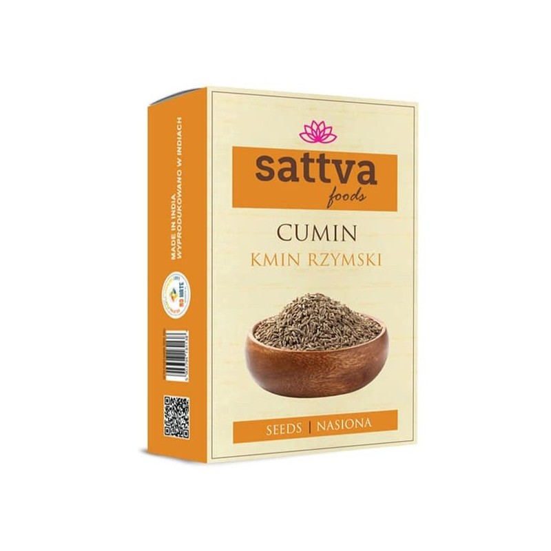 Cumin, whole, Sattva Foods, 100g