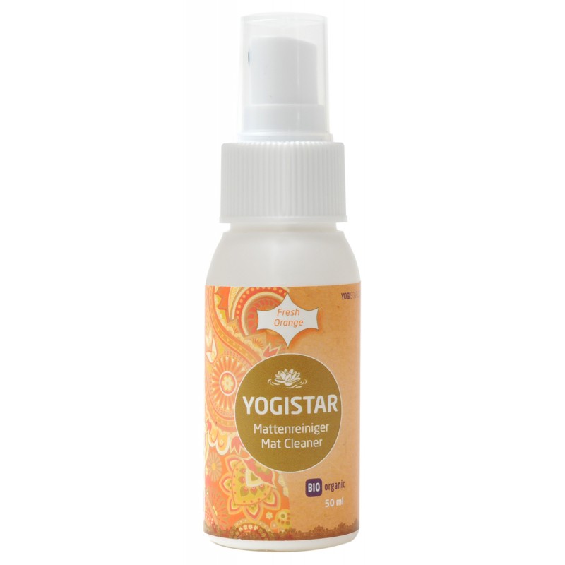 Jogos kilimėlių valiklis Fresh Orange, ekologiškas, Yogistar, 50ml Jogos kilimėlių valiklis Fresh Orange, ekologiškas, Yogistar, 50ml