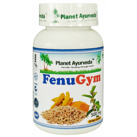 Пищевая добавка FenuGym, Planet Ayurveda, 60 капсул