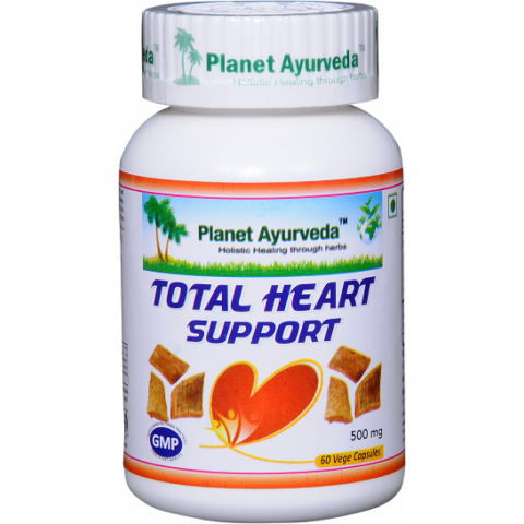 Пищевая добавка Total Hearth Support, Planet Ayurveda, 60 капсул