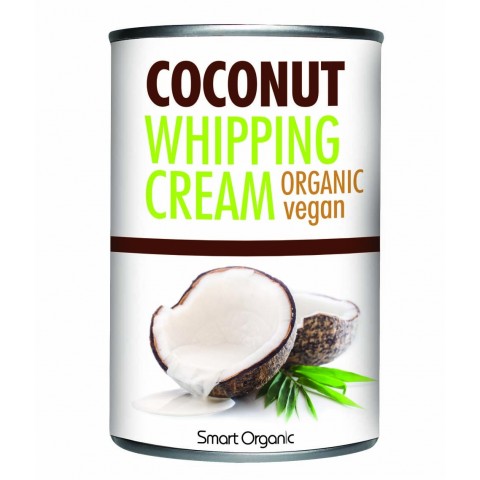 Whipped coconut cream, organic, Smart Organic, 400g
