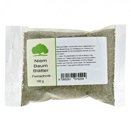 Neem leaves, chopped, dried, 100g