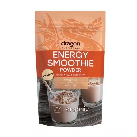 Superpārtikas pulveris Energy Smoothie Mix, organisks, Dragon Superfoods, 200 g