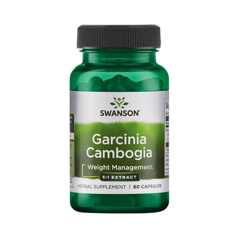 Garcinia Cambogia, Swanson, 80 mg, 60 kapsulas