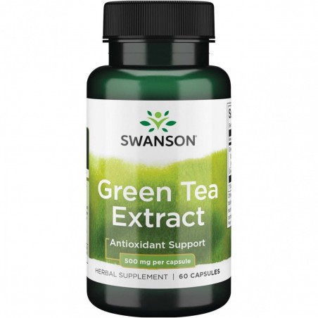 Zaļās tējas ekstrakts Zaļā tēja, Swanson, 500mg, 60 kapsulas