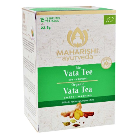 Ājurvēdas zāļu un garšvielu tēja Vata, Maharishi Ayurveda, 15 paciņas