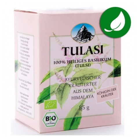 Šaurlapu bazilika tēja Tulsi, irdena, organiska, 85g